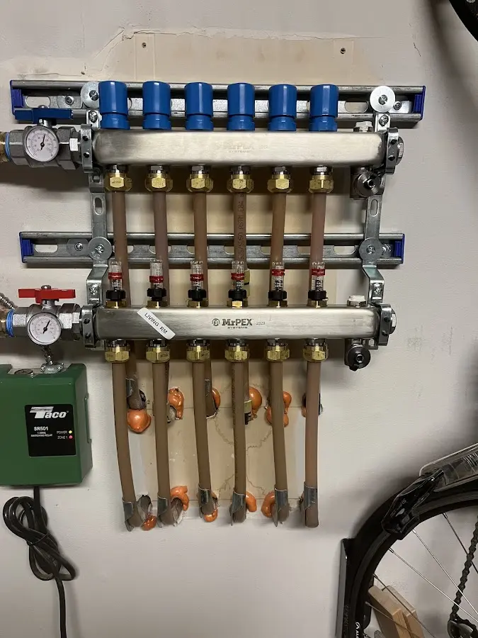 Plumber performing Leak Detection at a residential property in Clay